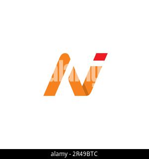 AVI Logo Design. Letter AV Vector Illustration Stock Vector