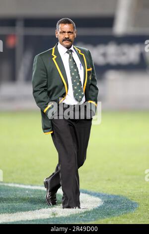South Africa’s head coach Peter de Villiers after defeat to  New Zealand’s All Blacks in Auckland, New Zealand on Saturday, July 10, 2010. Photo: Spor Stock Photo