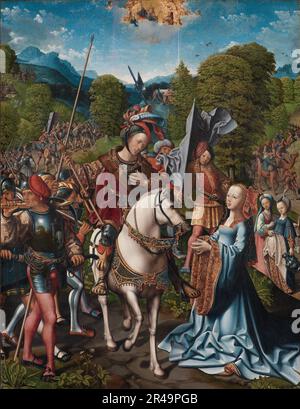 David and Abigail, 1485-1533. Stock Photo