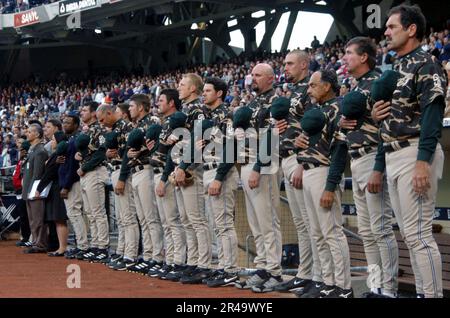 US Navy The San Diego Padres show their military support by