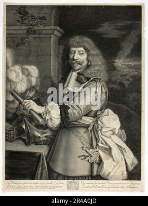 Portrait of Henri de Lorraine, Comte d'Harcourt, Horsemaster of France, 1667. Stock Photo