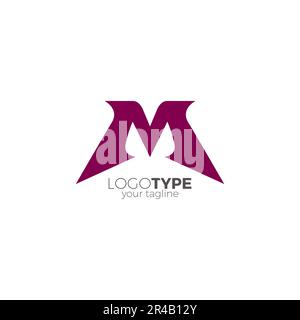 M logo simple and strong design. Letter M Icon Stock Vector