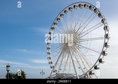 BRIGHTON, EAST SUSSEX, UK - JANUARY 27 : View of the ferris wheel in Brighton on January 27, 2013 Stock Photo