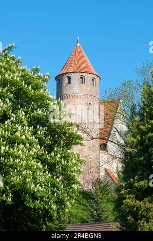 Blasiusturm, Kaufbeuren, Allgaeu, Bavaria, Germany Stock Photo