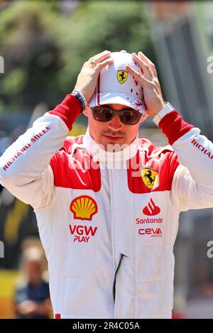 Monaco, Monte Carlo. 27th May, 2023. Charles Leclerc (MON) Ferrari. 27.05.2023. Formula 1 World Championship, Rd 7, Monaco Grand Prix, Monte Carlo, Monaco, Qualifying Day. Photo credit should read: XPB/Press Association Images. Credit: XPB Images Ltd/Alamy Live News Stock Photo