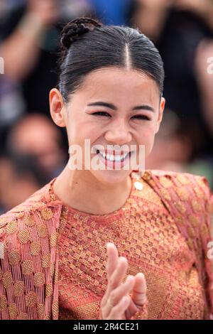 Cannes, France. 27th May, 2023. Leah Lewis attending the Elemental Photocall as part of the 76th Cannes Film Festival in Cannes, France on May 27, 2023. Photo by Aurore Marechal/ABACAPRESS.COM Credit: Abaca Press/Alamy Live News Stock Photo