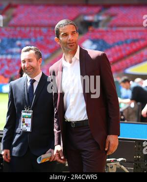 Wembley Stadium, London, UK. 27th May, 2023. EFL Championship Play Off Football Final, Coventry City versus Luton Town; David James Credit: Action Plus Sports/Alamy Live News Stock Photo
