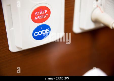code button on the wall Stock Photo - Alamy