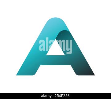 3d A logo design vector template Stock Vector