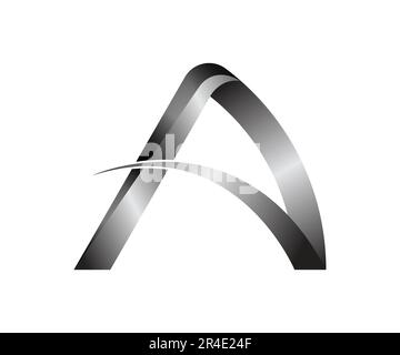 3d A logo design vector template Stock Vector