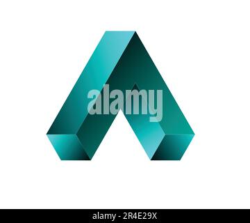 Modern A logo design vector template Stock Vector