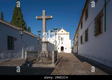 Plaza de Capuchinos Square with Cristo de los Faroles  - Cordoba, Andalusia, Spain Stock Photo