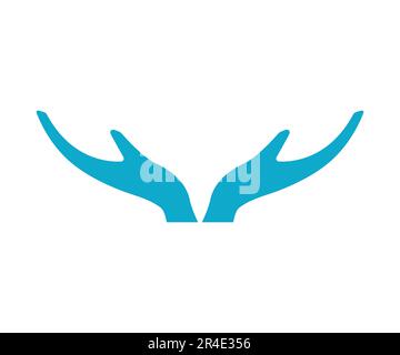 Minimal hand icon vector design Stock Vector