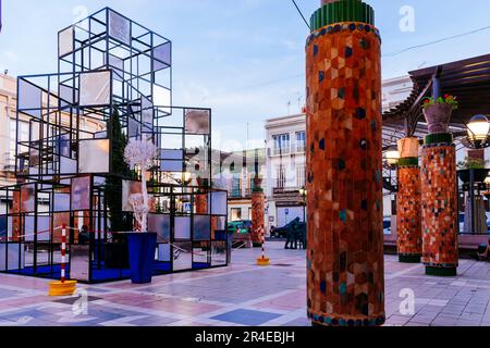 Plaza Menéndez Pelayo. Melilla, Ciudad Autónoma de Melilla, Spain, África, EU. Stock Photo