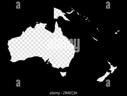 Simplified map of Australia outline. Fill and stroke are national ...
