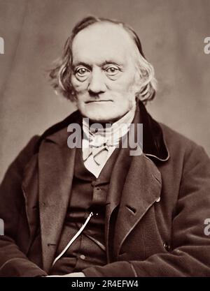Sir Richard Owen KCB FRS (1804-1892), British biologist, comparative anatomist, paleontologist, and opponent of Darwin's theory of evolution by natural selection. Stock Photo