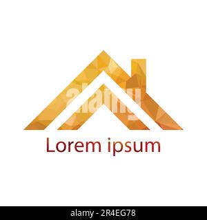 Real Estate, Property and Construction Logo design. Abstract vector icon. Stock Vector