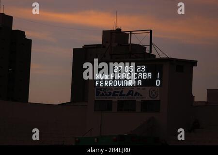 SP - PIRACICABA - 05/27/2023 - BRAZILEIRO D 2023, XV DE PIRACICABA X FERROVIARIA - Barao da Serra Negra, 27052023 Photo: Mariana Kasten/AGIF/Sipa USA Stock Photo