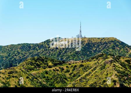 LOS ANGELES - April 20, 2023: Los Angeles is the largest city in California, the second-most populous city in the United States after New York City, a Stock Photo