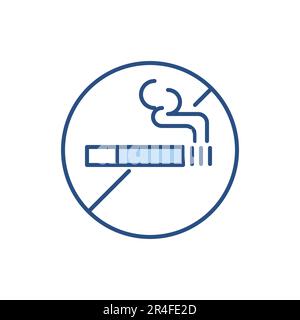 No Smoking related vector icon. Stock Vector