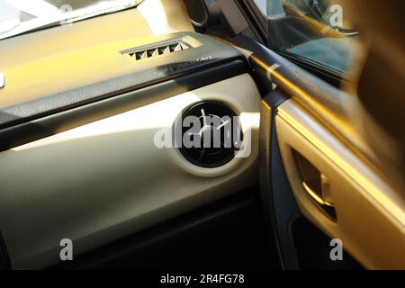 car air conditioner grid pane, Stock Photo