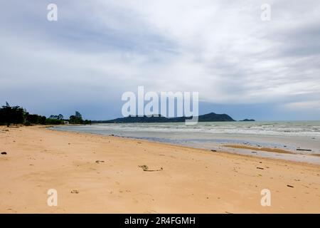 Horizontal line of the beach, in Pattaya, Thailand Stock Photo