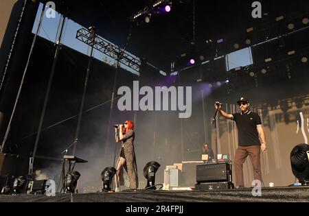 performs live on stage during BottleRock at Napa Valley Expo on May 26, 2023 in Napa, California. Photo: Casey Flanigan/imageSPACE/Sipa USA Stock Photo