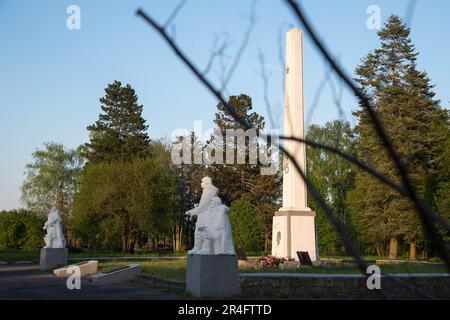 The biggest Soviet war cemetery in Europe in Braniewo, Poland © Wojciech Strozyk / Alamy Stock Photo Stock Photo