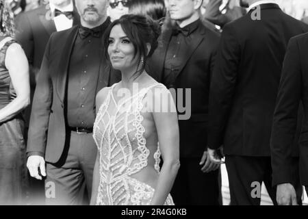 Cannes, France. 28th May, 2023. Cannes, France 26. May 2023; Eva Longoria attends the 'The Old Oak' red carpet during the 76th annual Cannes film festival at Palais des Festivals on May 26, 2023 in Cannes, France., picture and copyright Thierry CARPICO/ATP images (CARPICO Thierry/ATP/SPP) Credit: SPP Sport Press Photo. /Alamy Live News Stock Photo