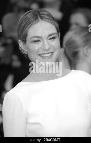 Cannes, France. 28th May, 2023. Cannes, France 26. May 2023; Emilie Dequenne attends the 'The Old Oak' red carpet during the 76th annual Cannes film festival at Palais des Festivals on May 26, 2023 in Cannes, France., picture and copyright Thierry CARPICO/ATP images (CARPICO Thierry/ATP/SPP) Credit: SPP Sport Press Photo. /Alamy Live News Stock Photo