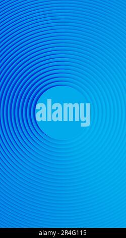 3d rings on Abstract geometric white background for business template. 3D rendering Stock Photo