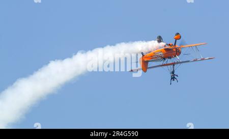 Bangor Sea Festival Wingwalkers Stock Photo