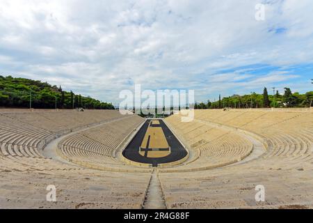 The old Olympic Stadium in Athens, where the first modern Olympic Games were held in 1896 Stock Photo