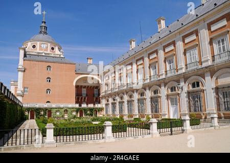 Palacio Real, Royal Palace, Palace, Royal Castle, Aranjuez, Madrid Province, Spain Stock Photo