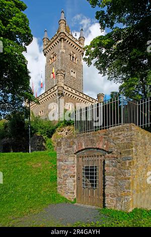 Wilhelmsturm, built 1872-1875, entrance to the casemates, Dillenburg, Lahn-Dill district, Hesse, Germany Stock Photo