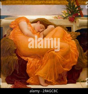 Flaming June.  Frederic Lord Leighton.  1895. Stock Photo