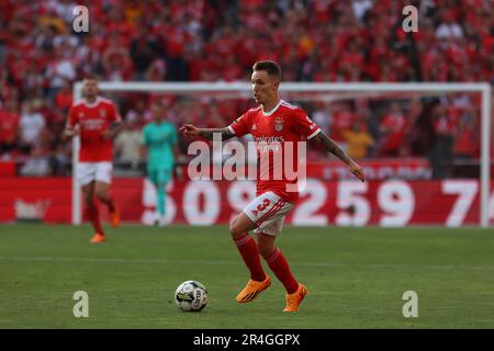 Lisboa, Portugal. 27th May, 2023. João Mário with the Liga