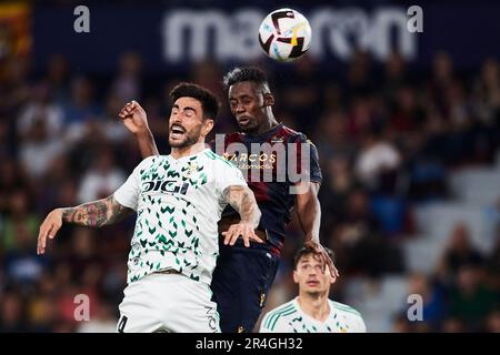 Mohamed Bouldini (Levante UD, #22) looks on during the LaLiga Smartbank