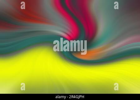 Multicolored background with swirling lines. Bright rainbow swirl background. Rainbow rays of a twisted spiral Stock Photo