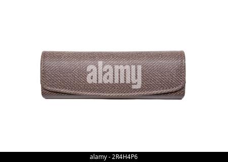 Glasses case closed, isolated on white background Stock Photo