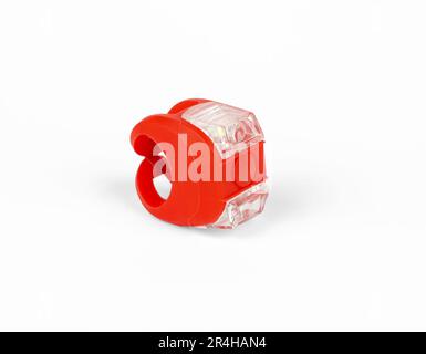 Front bicycle light isolated on white background Stock Photo