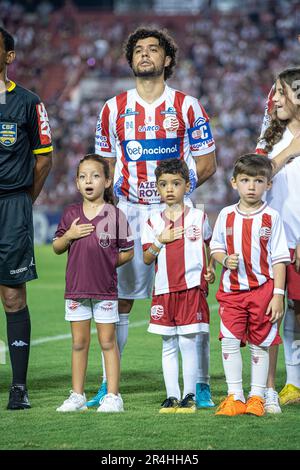 Recife, Brazil. 27th May, 2023. Nautical Game x América de Natal, which took place this Saturday (27), at the Aflitos stadium. Featured Time and Children in a Row. Credit: Thiago Lemos/FotoArena/Alamy Live News Stock Photo