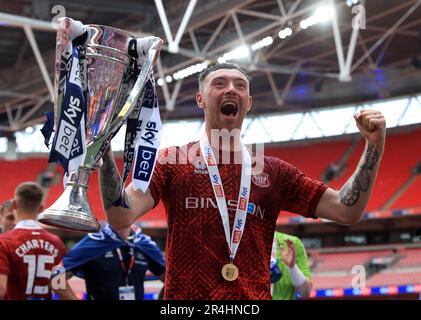 Carlisle United's Ryan Edmondson Celebrates His Sides Victory Following ...