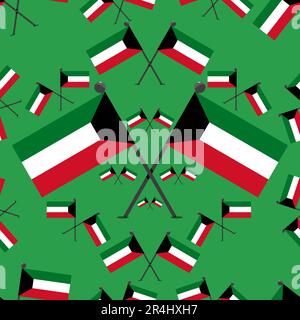 Vector Illustration of Pattern Netherlands Flags and Color Background. Stock Vector