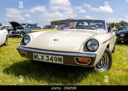 1974 Jensen-Healey, on display at the Abingdon Air & Country Show on the 20th May 2023. Stock Photo
