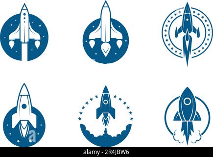 Rocketship vector vectors Black and White Stock Photos & Images - Alamy