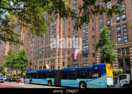 London Terrace is a huge apartment building complex in Chelsea, 2023, New York City, USA Stock Photo