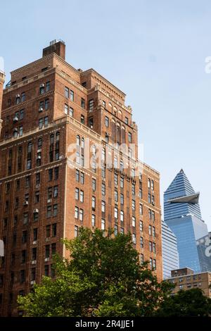 London Terrace is a huge apartment building complex in Chelsea, 2023, New York City, USA Stock Photo