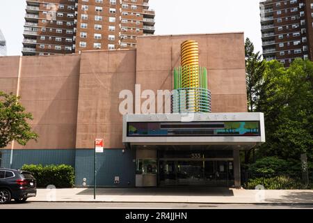 School of Visual Arts theater provides cultural entertainment in the Chelsea area, 2023, New York City, USA Stock Photo
