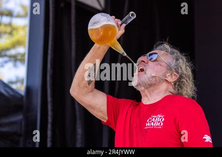 Napa, USA. 27th May, 2023. Sammy Hagar during the BottleRock Music Festival on May 27, 2023, in Napa, California (Photo by Daniel DeSlover/Sipa USA) Credit: Sipa USA/Alamy Live News Stock Photo